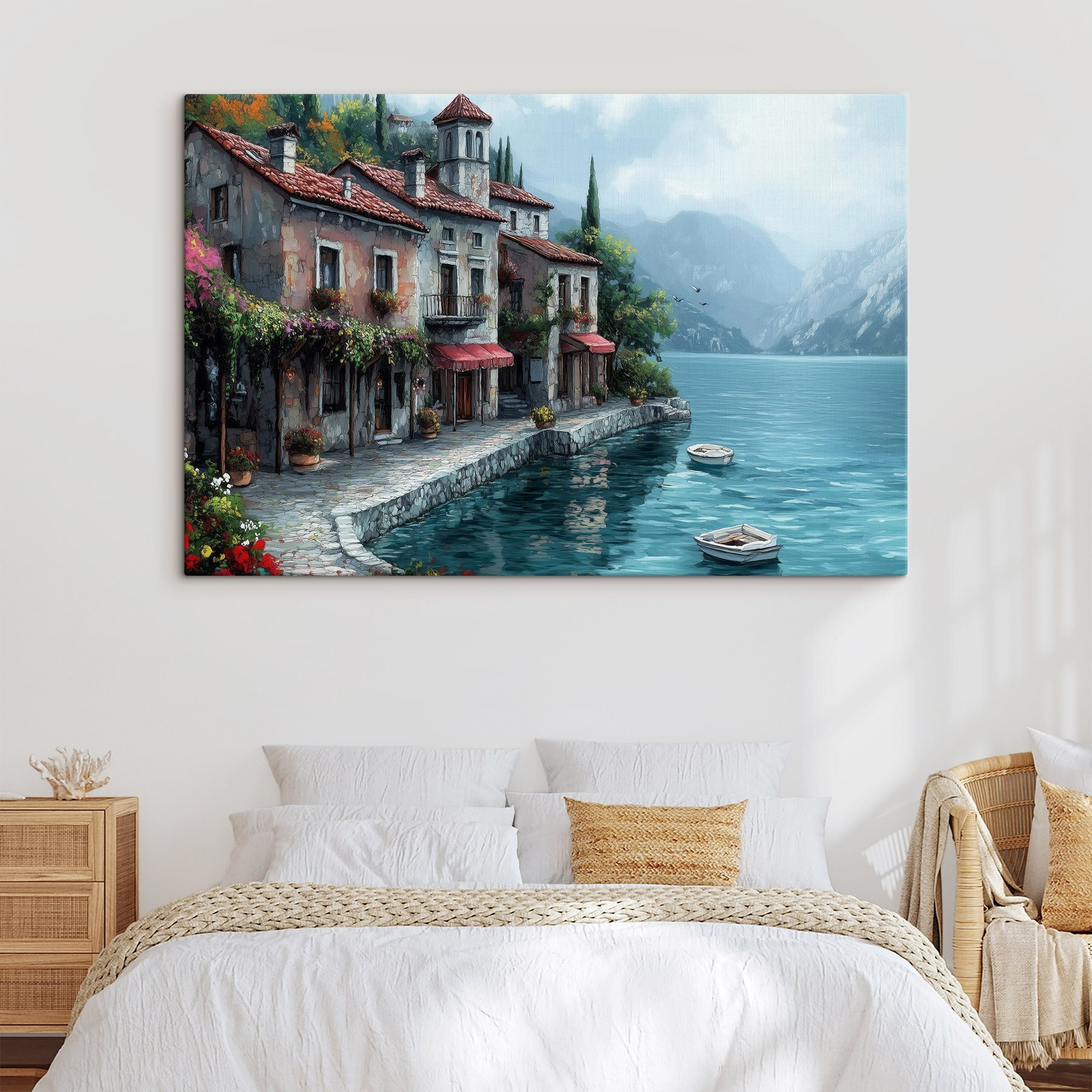 Building next to a body of water