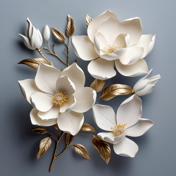 Delicate blooms on a soft backdrop Delicate blooms on a soft backdrop