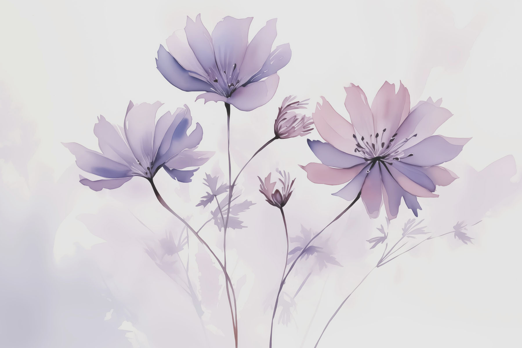 Group of purple flowers