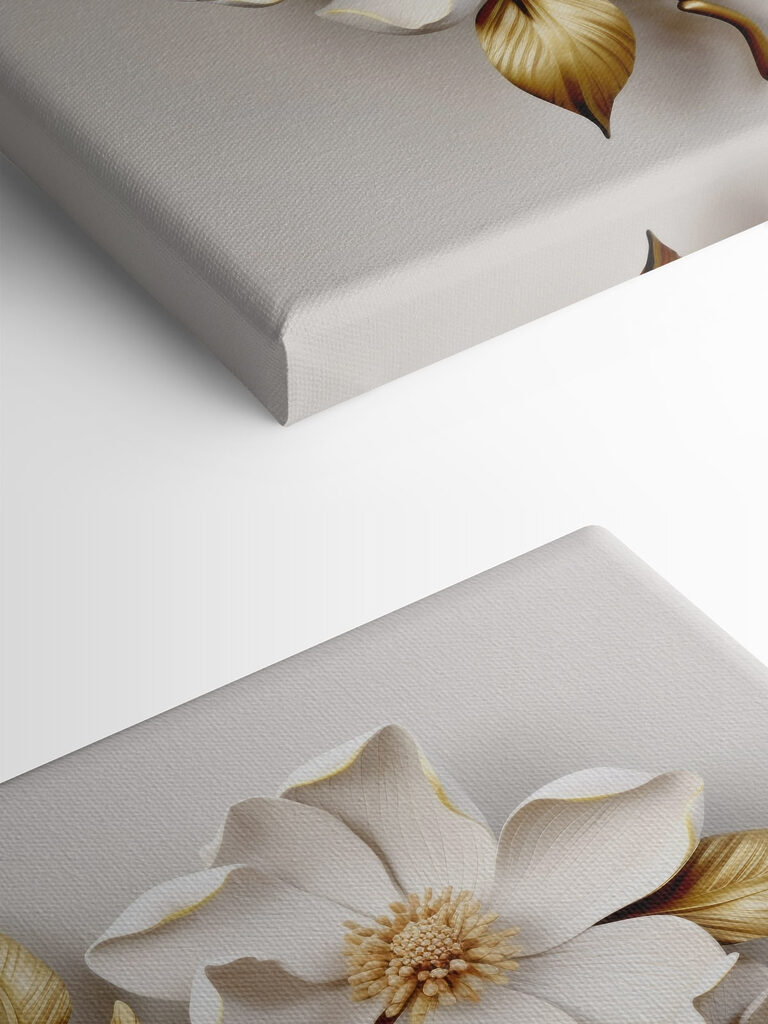 Elegant floral design with delicate textures