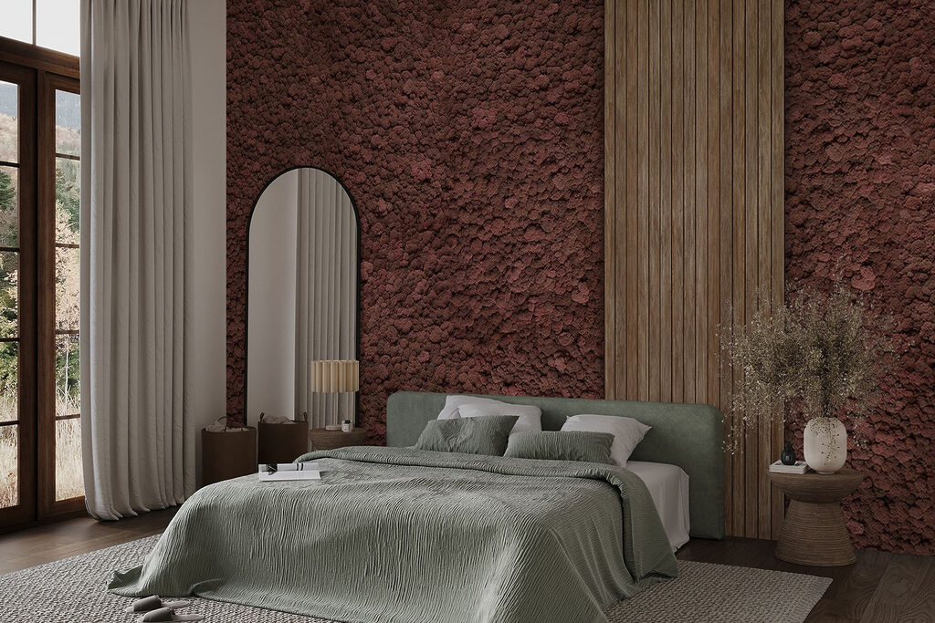 Brown carpet with a wood plank Brown carpet with a wood plank