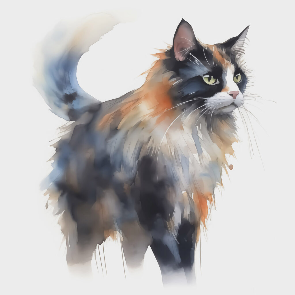 Cat with long whiskers Cat with long whiskers