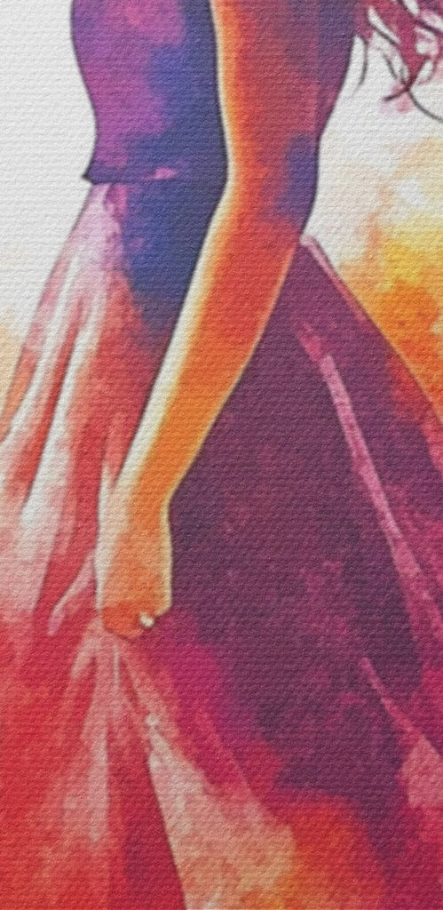 Woman in a dress Woman in a dress