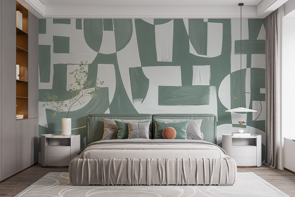 White and gray art
