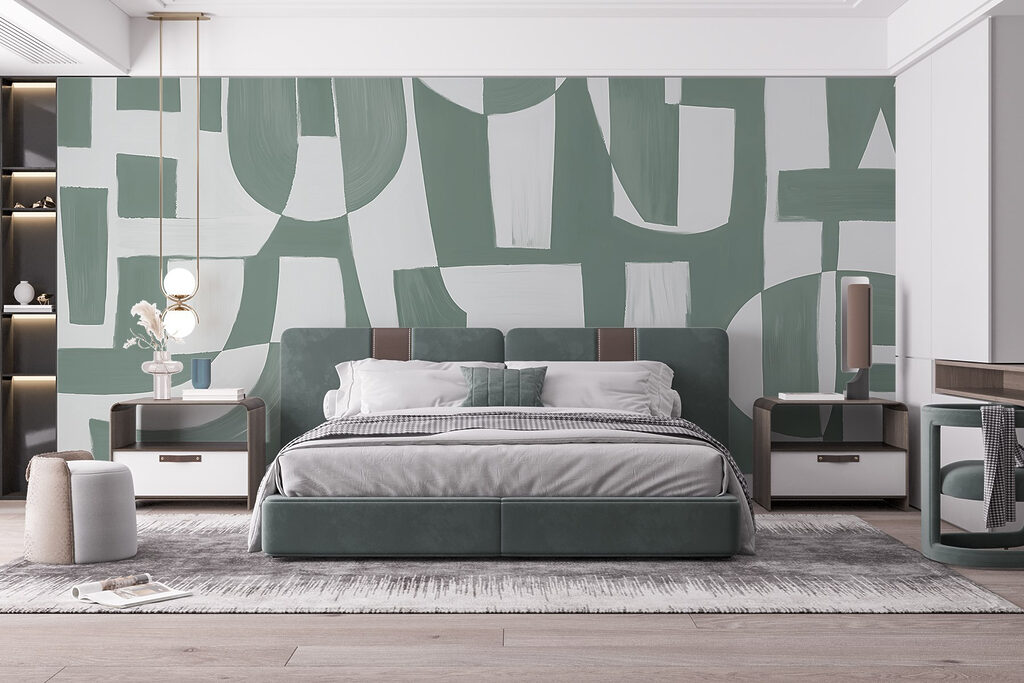 White and gray art