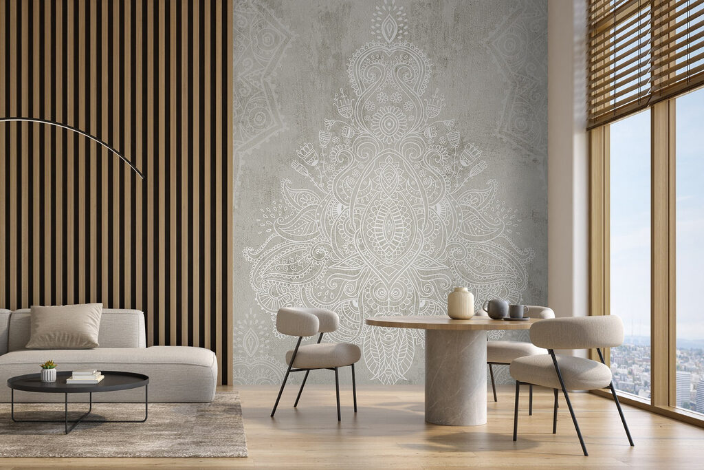 White and grey patterned background White and grey patterned background