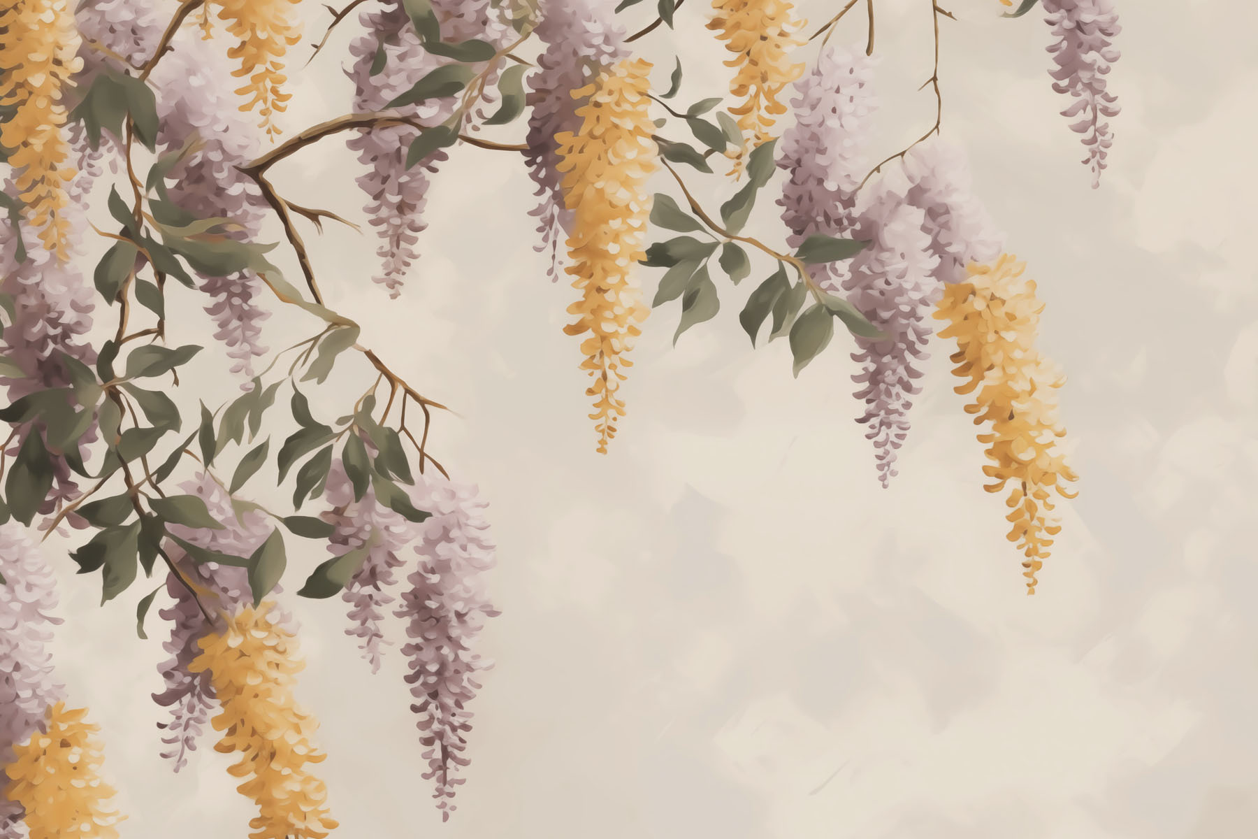 Delicate blooms hanging gracefully down