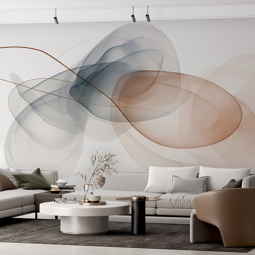 Dreamy swirls in soft hues Dreamy swirls in soft hues