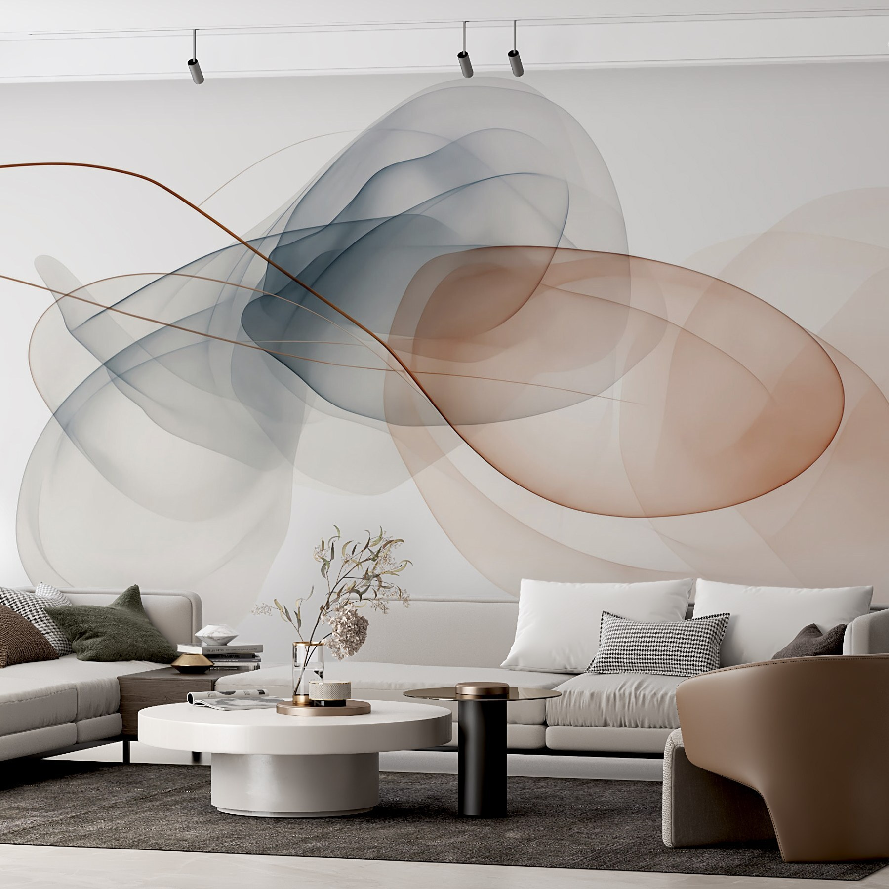 Dreamy swirls in soft hues Dreamy swirls in soft hues