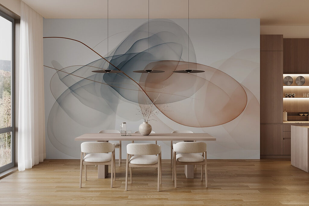 Dreamy swirls in soft hues Dreamy swirls in soft hues