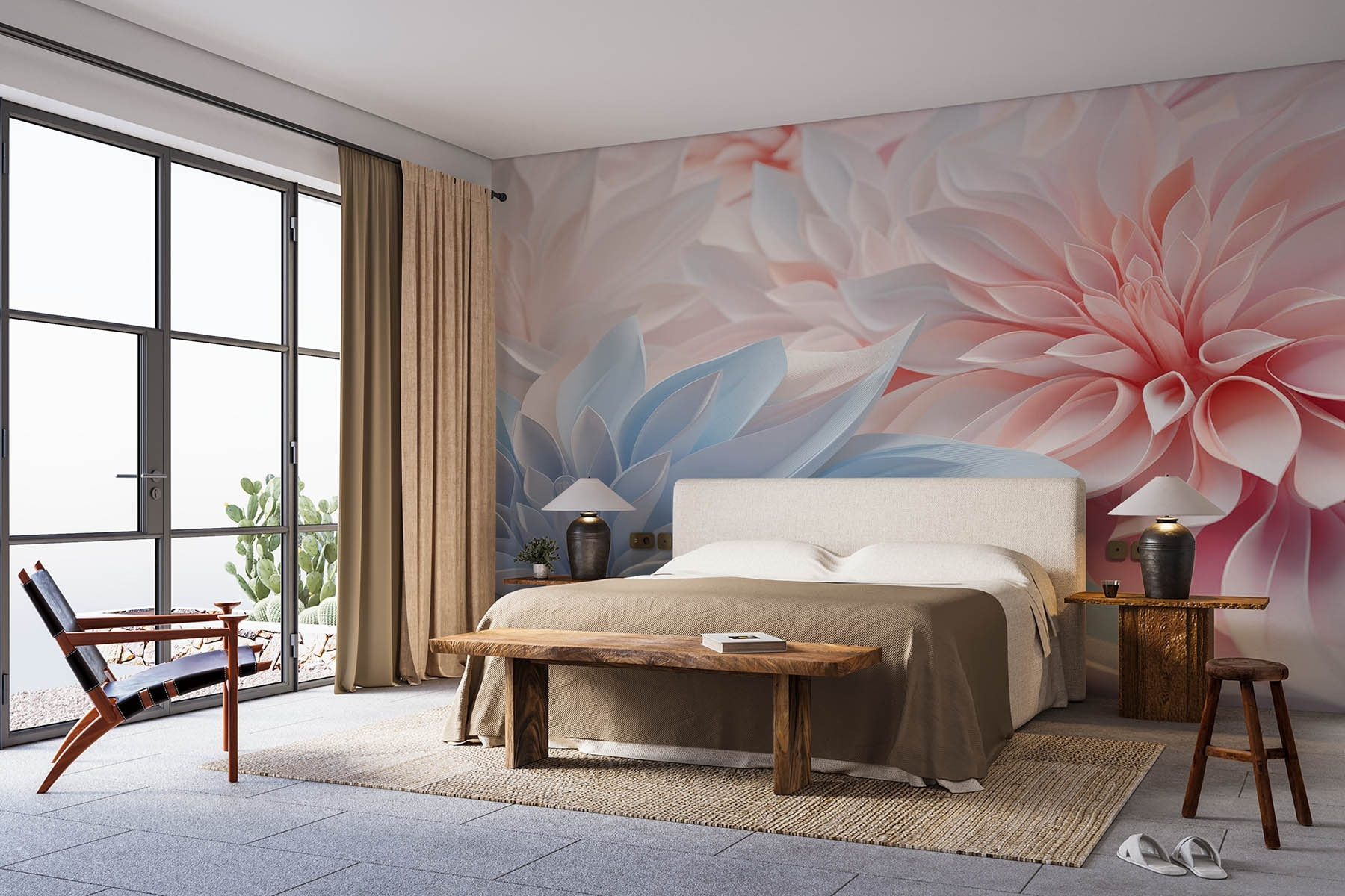 Delicate layers of pastel petals Delicate layers of pastel petals