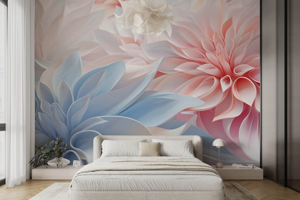 Delicate layers of pastel petals Delicate layers of pastel petals