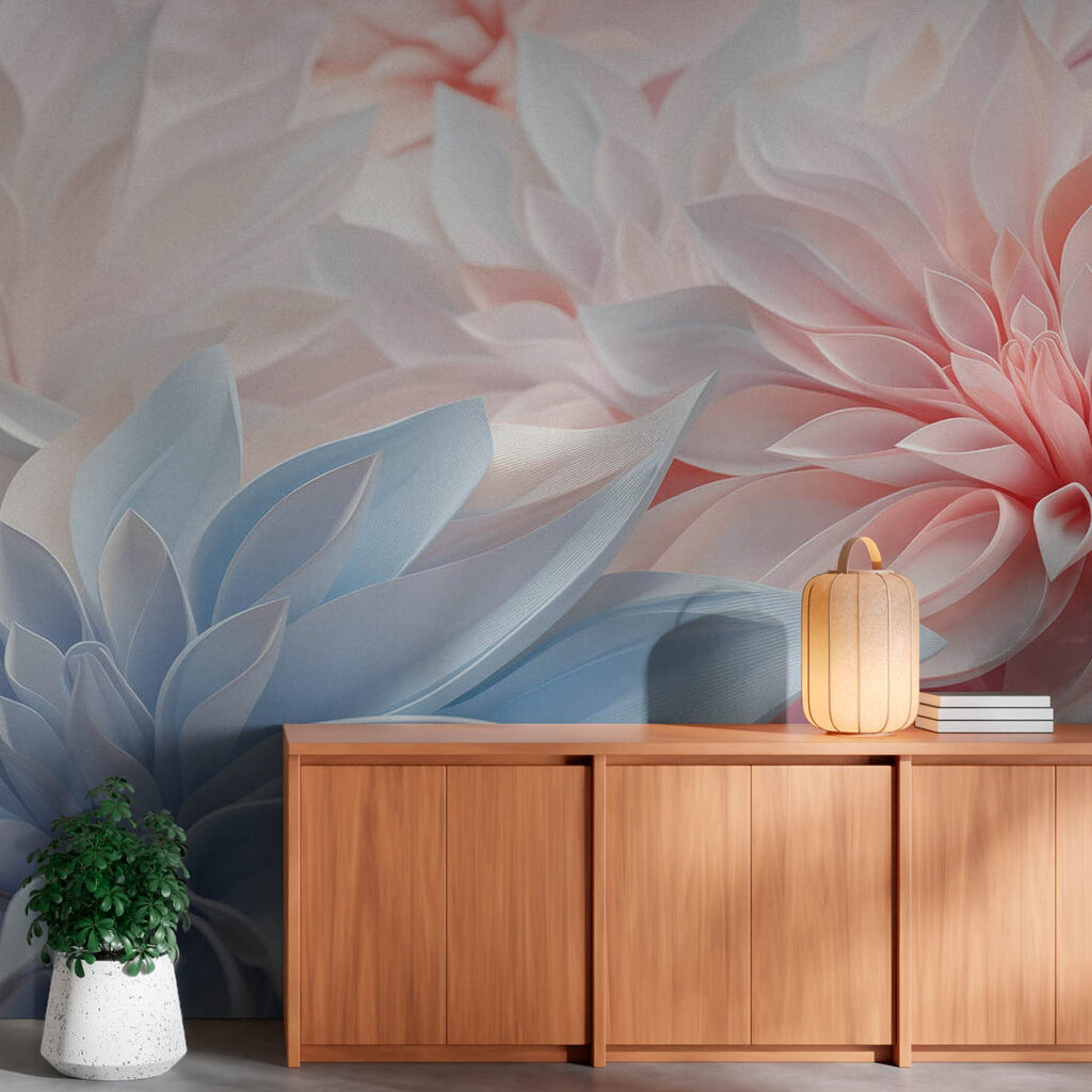 Delicate layers of pastel petals Delicate layers of pastel petals