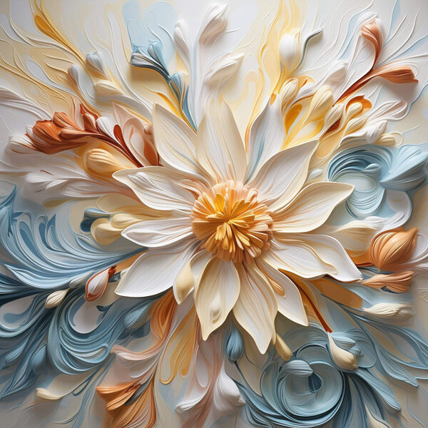 Flower made out of paper Flower made out of paper