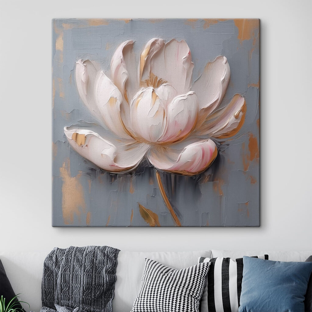 Painting of a flower Painting of a flower