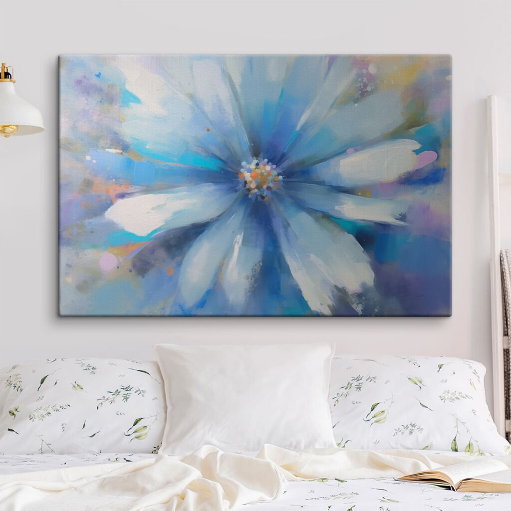 Soft hues of a blooming flower