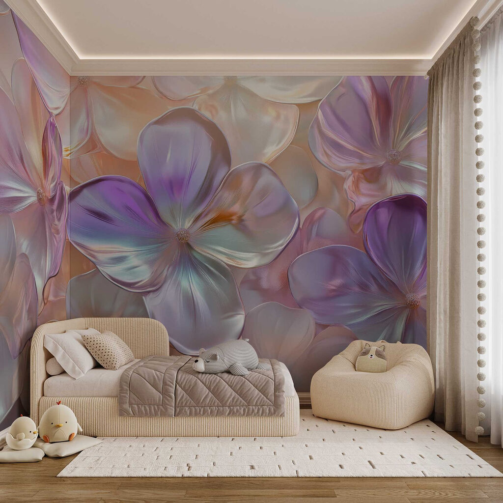 Group of flowers on a surface