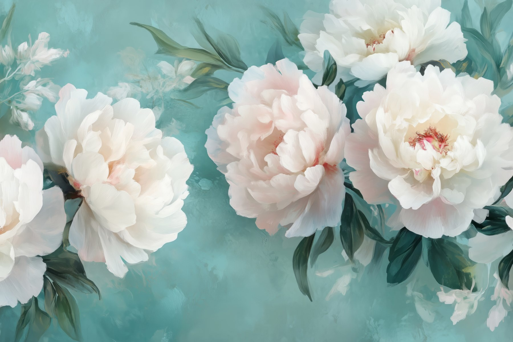 Group of white flowers