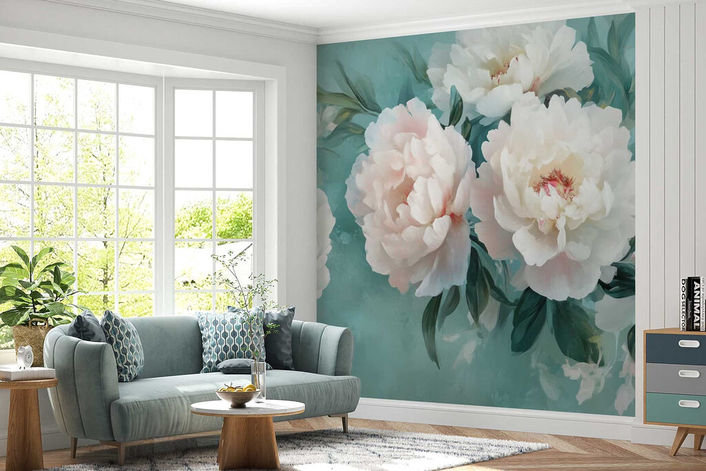 Group of white flowers