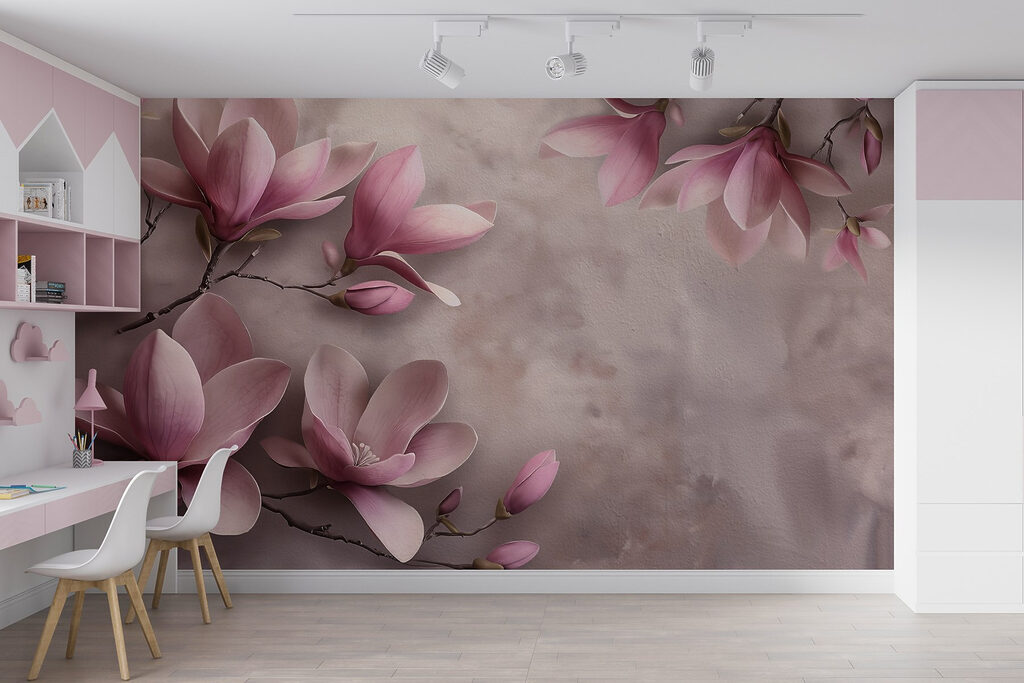 Delicate petals in soft hues