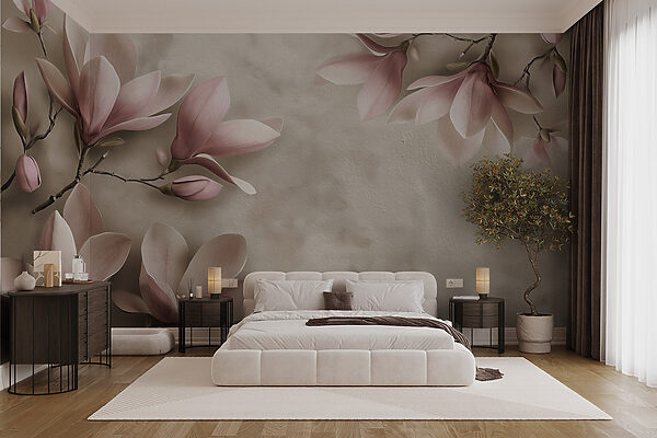 Delicate blooms in soft pastel hues Delicate blooms in soft pastel hues
