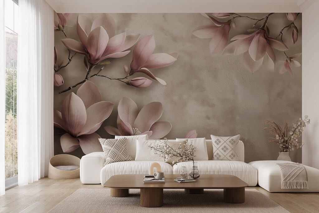 Delicate blooms in soft pastel hues Delicate blooms in soft pastel hues