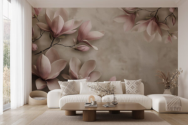 Delicate blooms in soft pastel hues Delicate blooms in soft pastel hues
