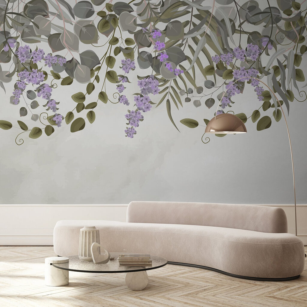 Delicate blossoms and lush greenery Delicate blossoms and lush greenery