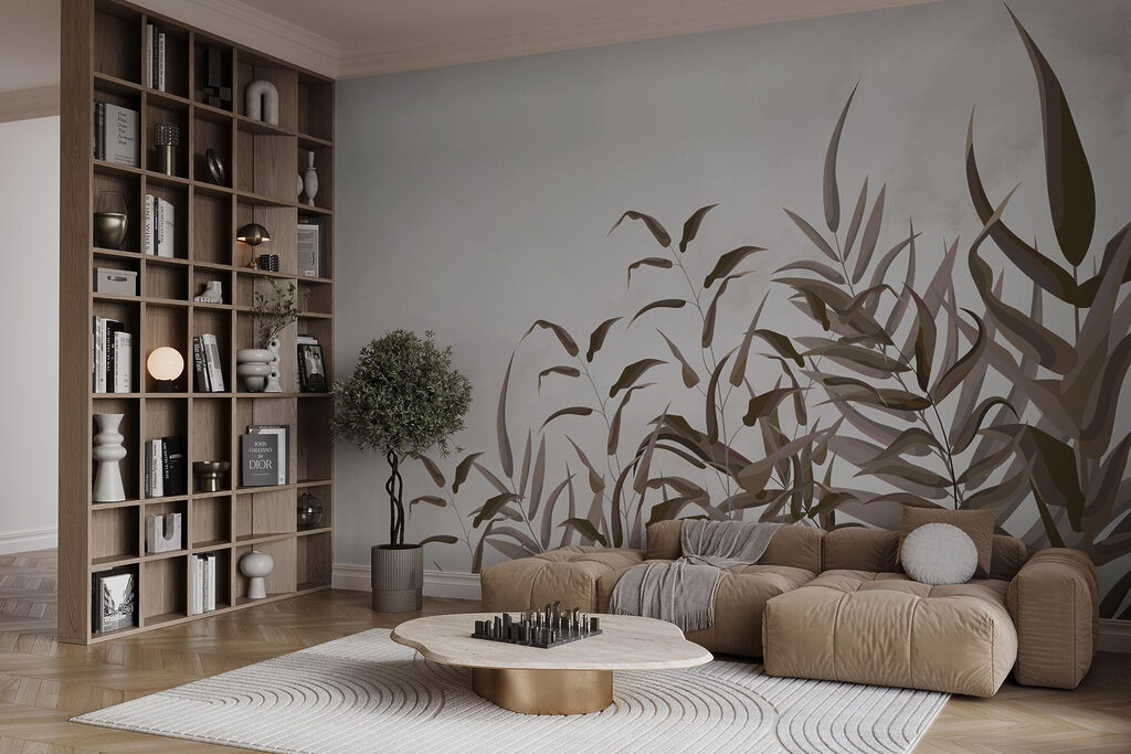 Plant with brown leaves