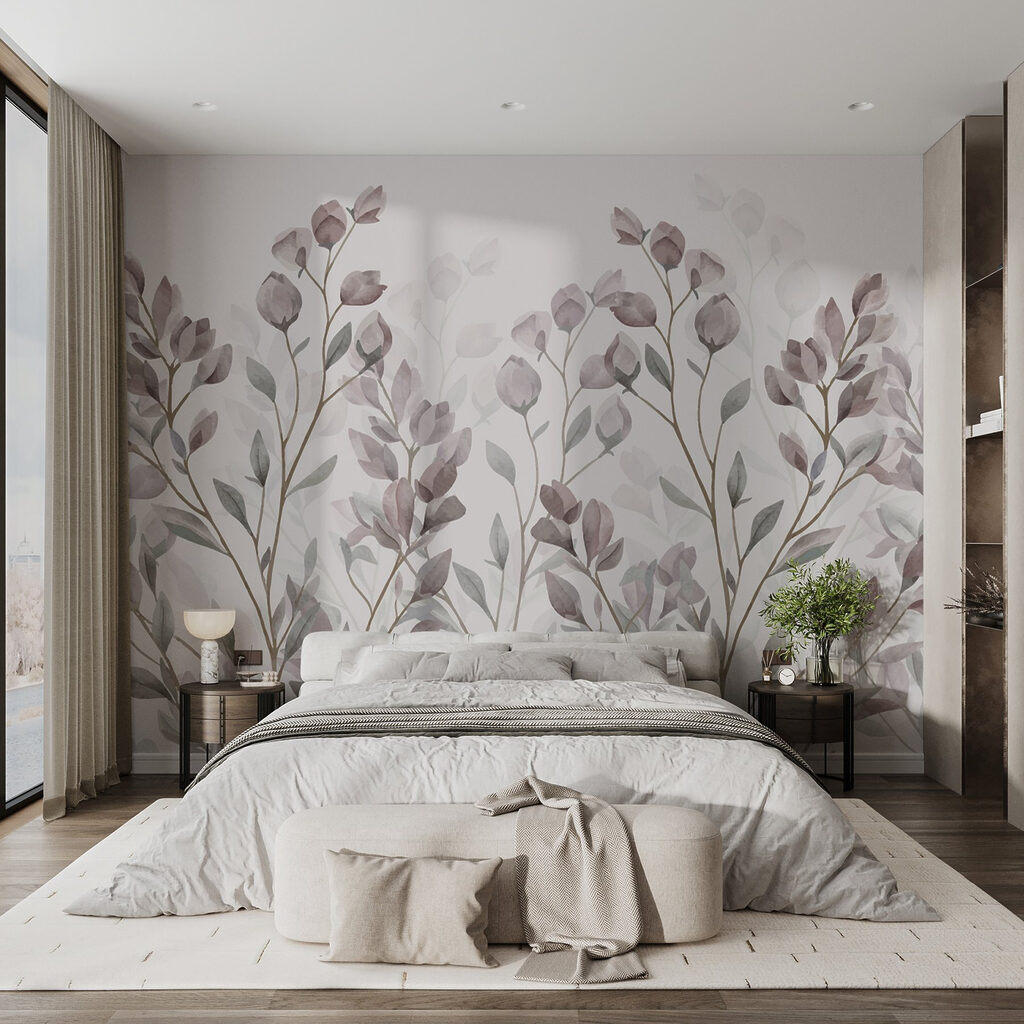 Subtle hues create a tranquil scene