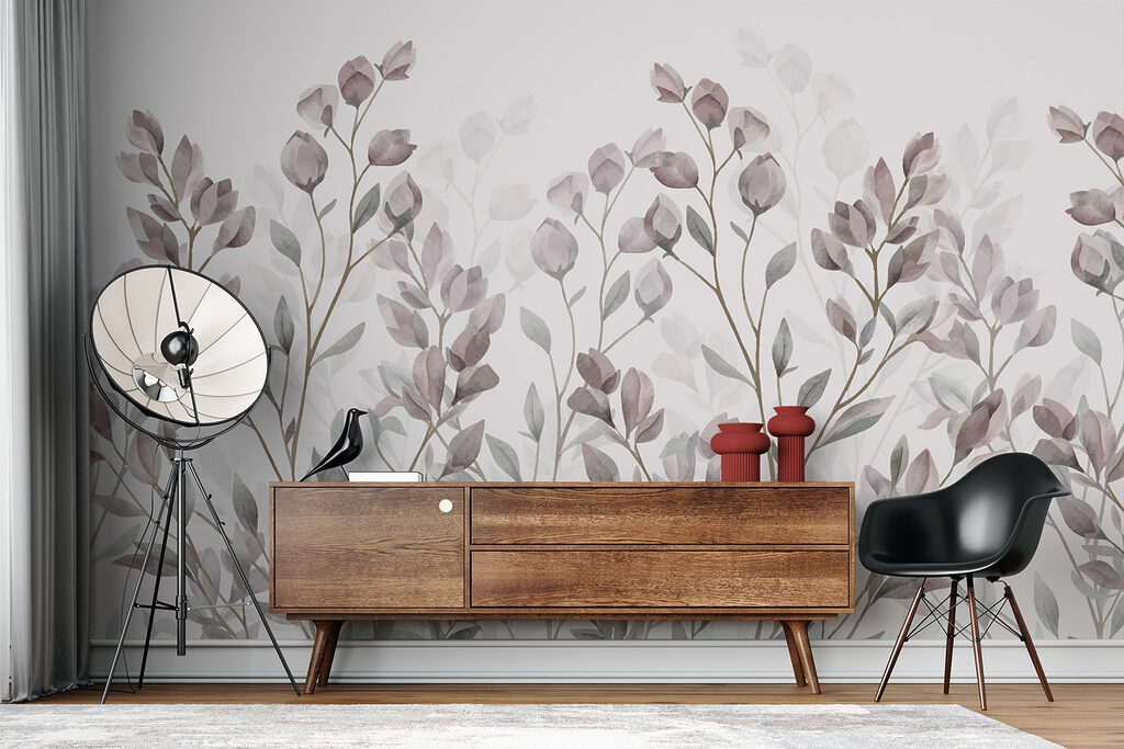 Subtle hues create a tranquil scene