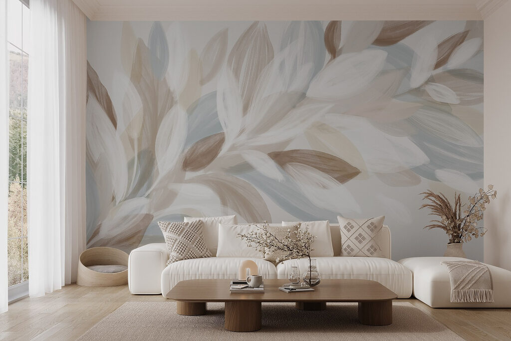 Soft tones and gentle brush strokes