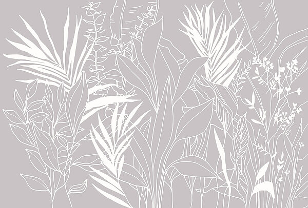 - Elegant foliage on a muted backdrop - Elegant foliage on a muted backdrop