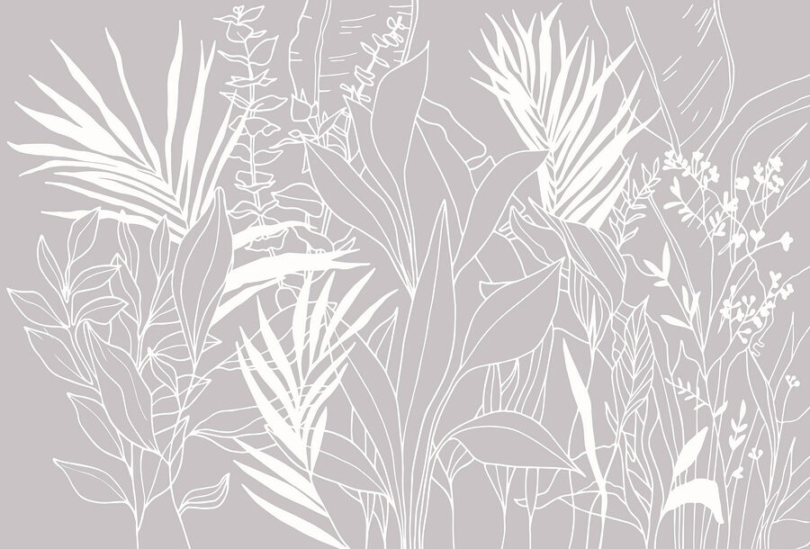 - Elegant foliage on a muted backdrop - Elegant foliage on a muted backdrop