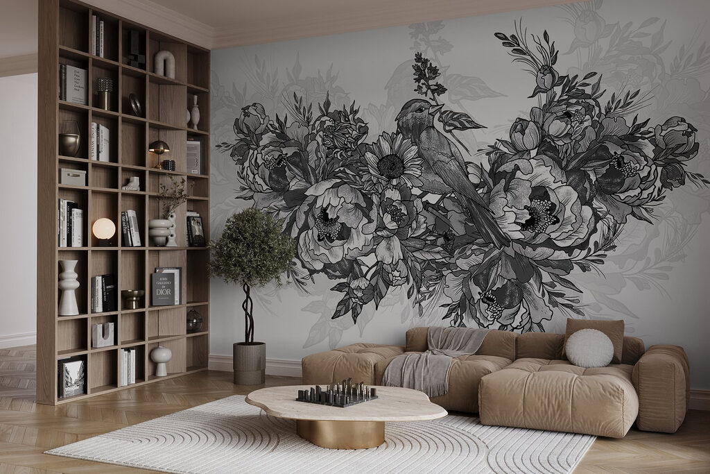 Bird sitting on a flower Bird sitting on a flower