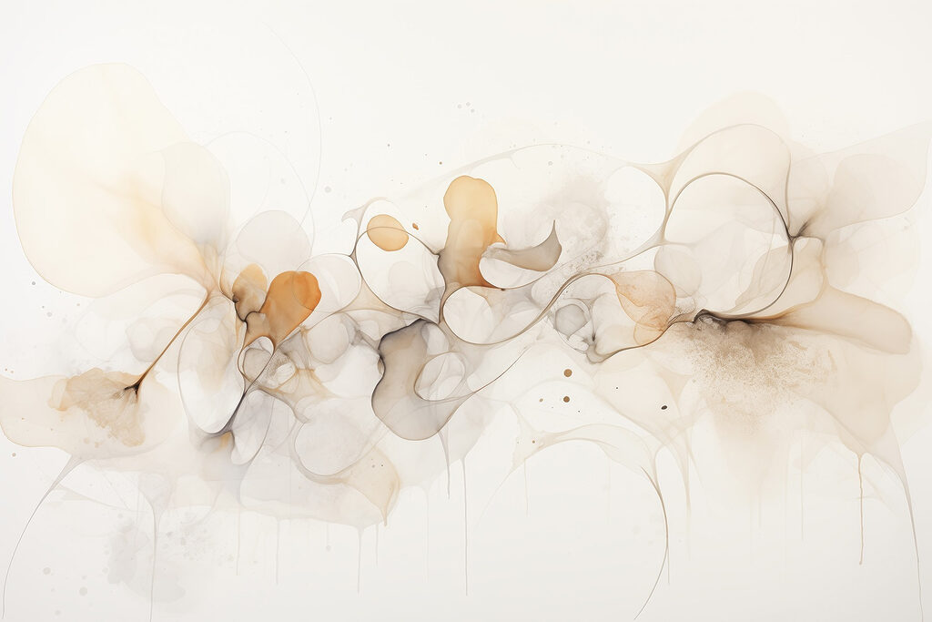 Ethereal hues in flowing abstraction