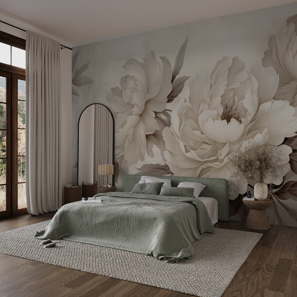 Delicate blooms in soft hues