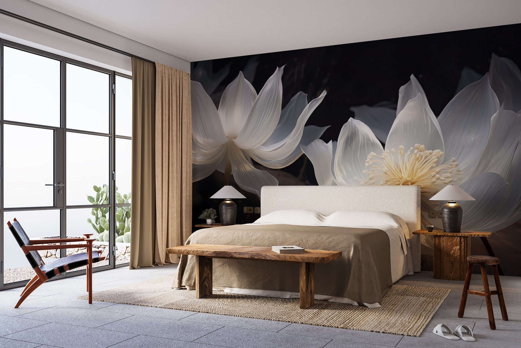 Elegant blossoms in soft light