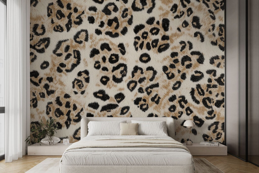 Wild patterns on soft fur texture