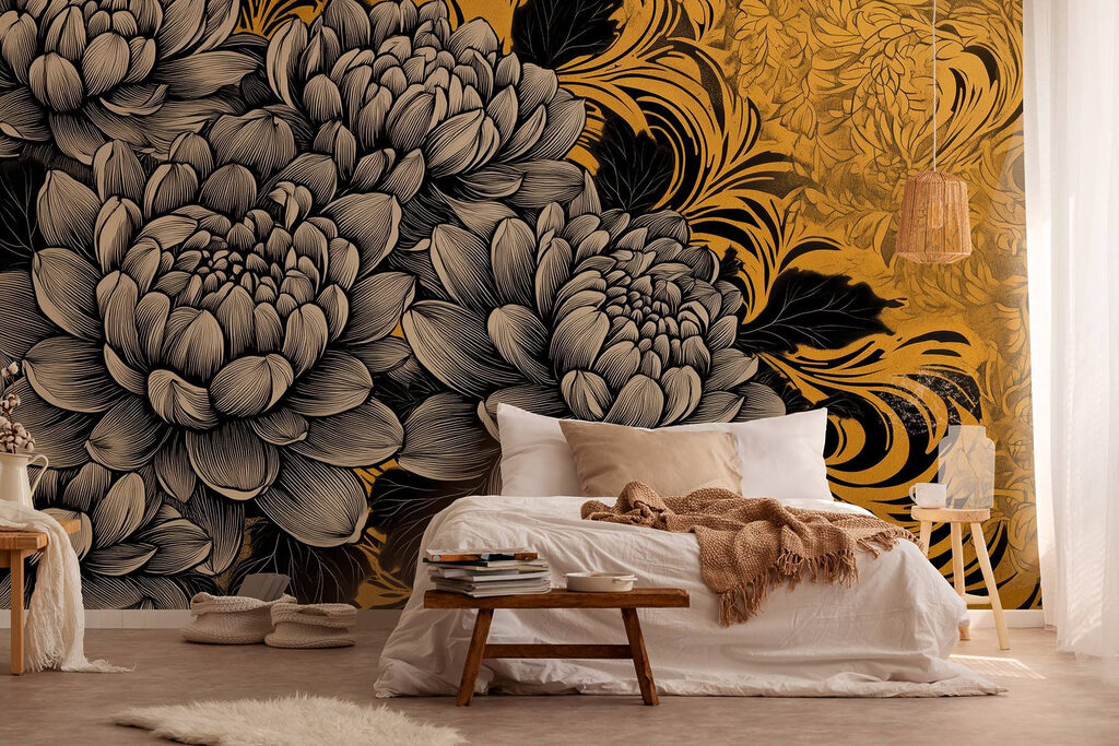 Majestic blooms in intricate design Majestic blooms in intricate design