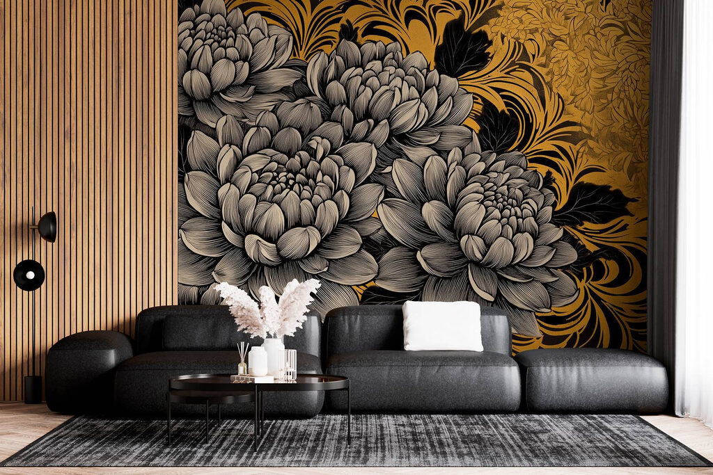 Majestic blooms in intricate design Majestic blooms in intricate design