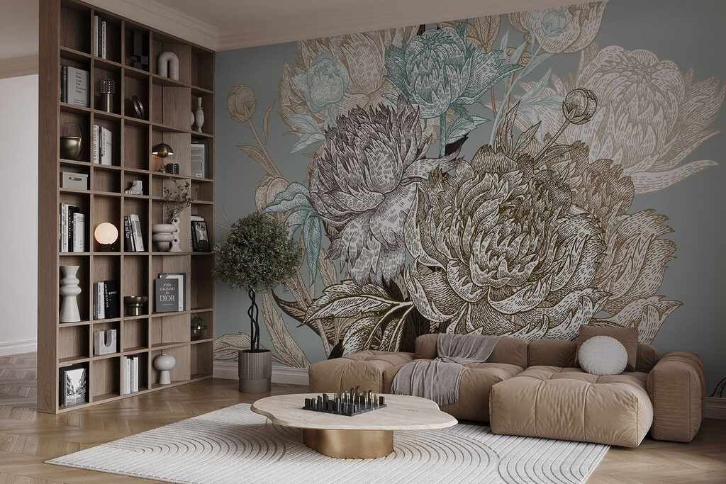 Delicate blooms in soft colors