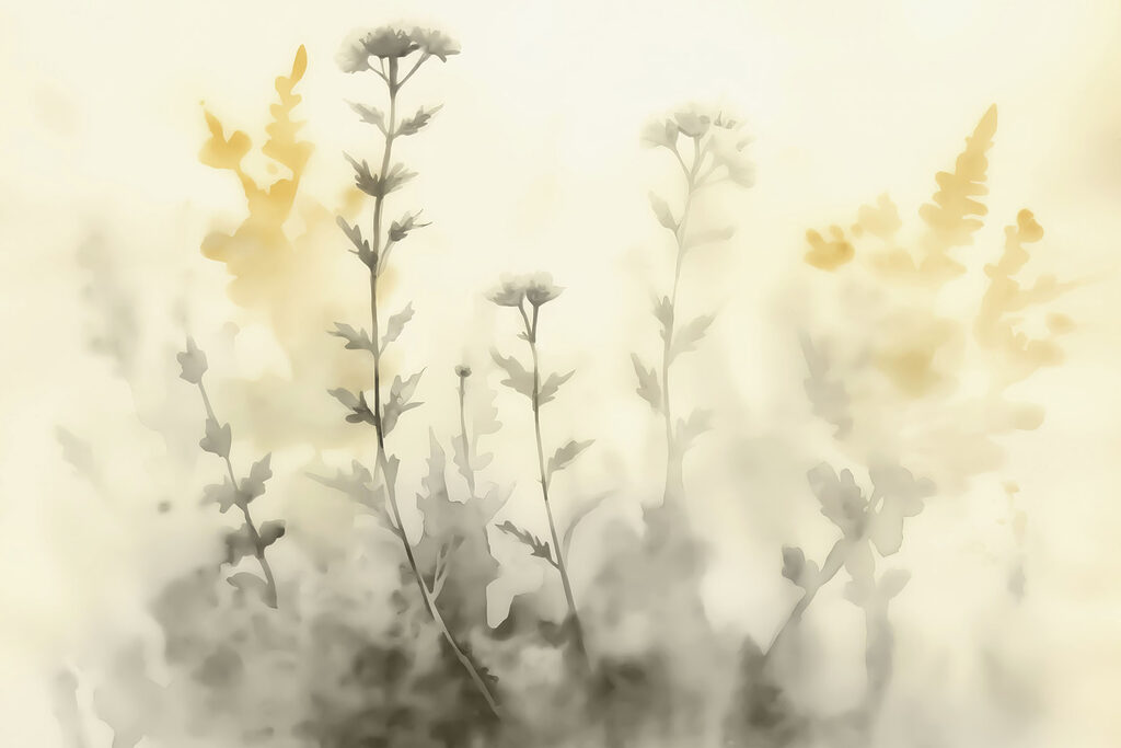 Delicate blooms in soft hues