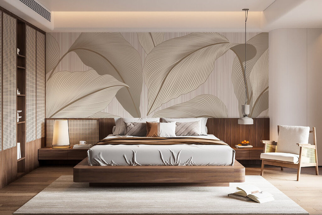 Tranquil nature-inspired design elements