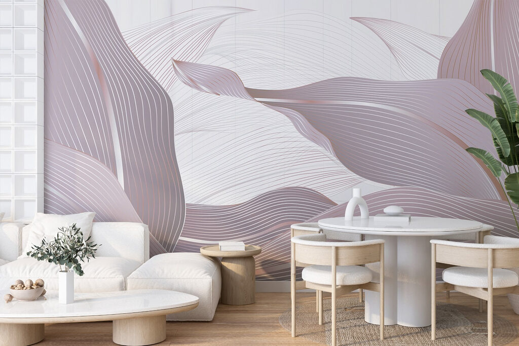 Flowing lines create serene beauty