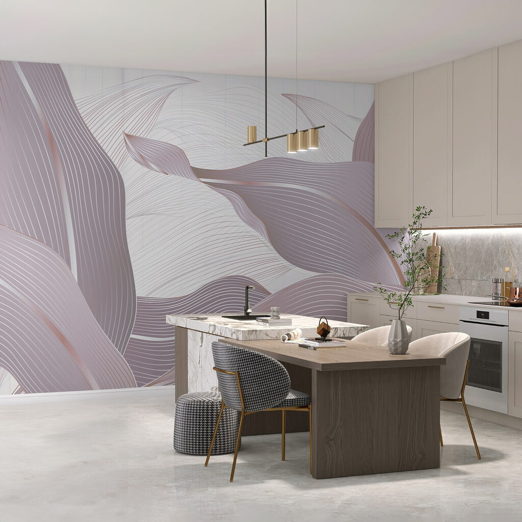 Flowing lines create serene beauty