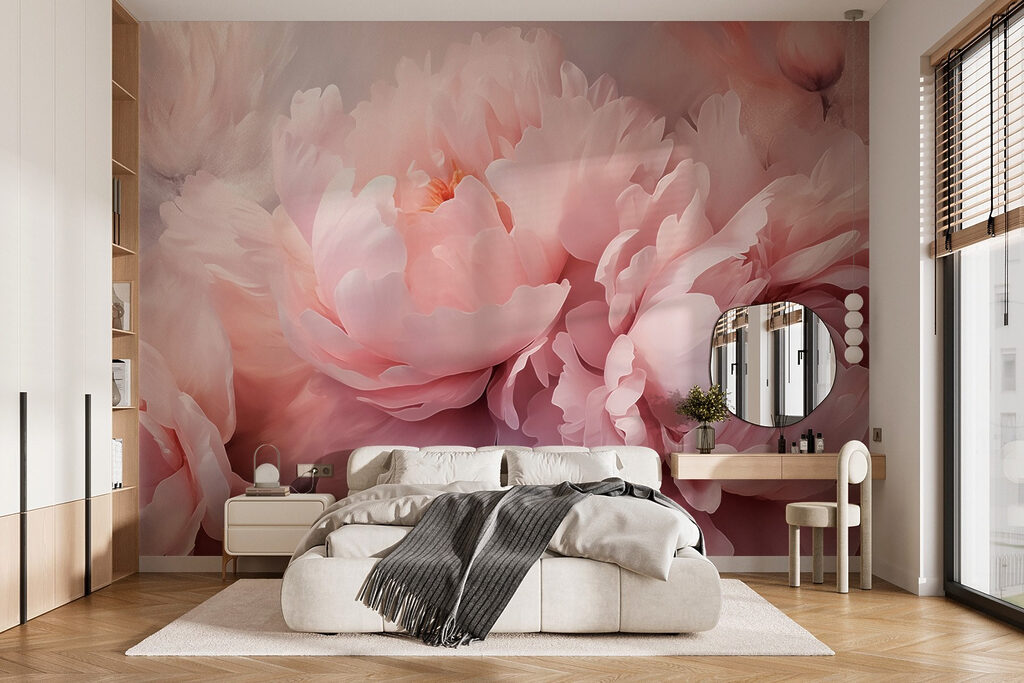 Soft petals in gentle hues