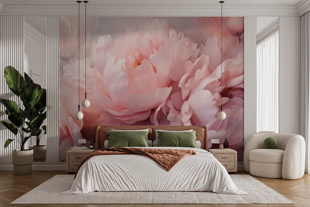 Soft petals in gentle hues