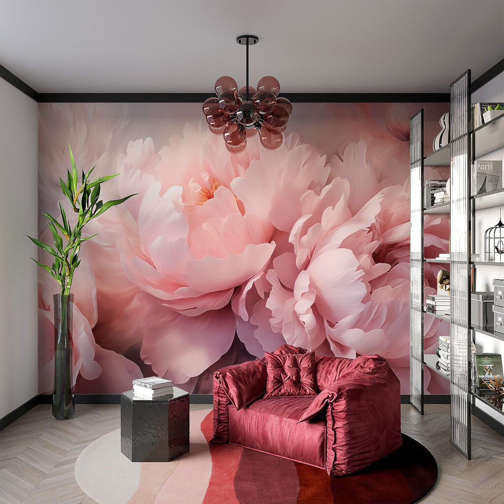 Soft petals in gentle hues