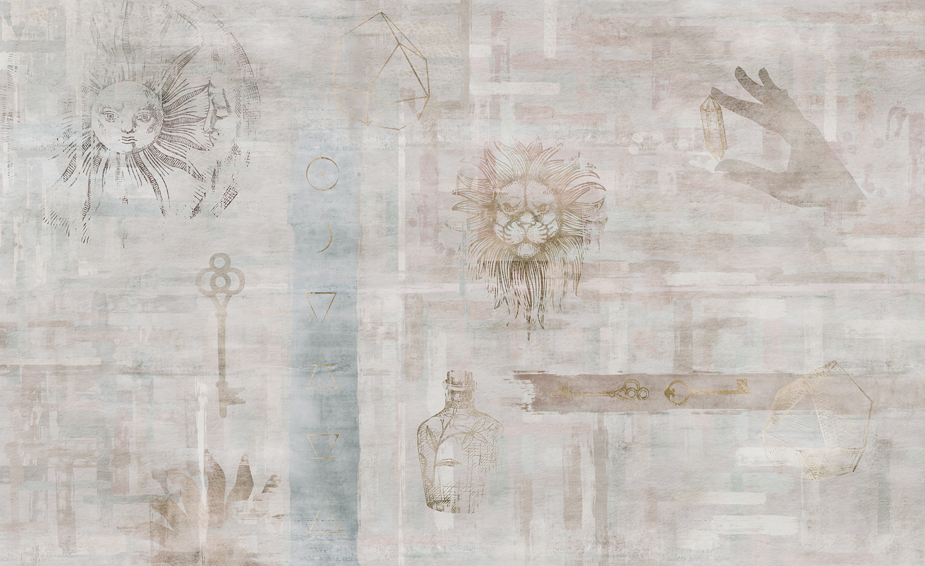 Wallpaper with various symbols Wallpaper with various symbols